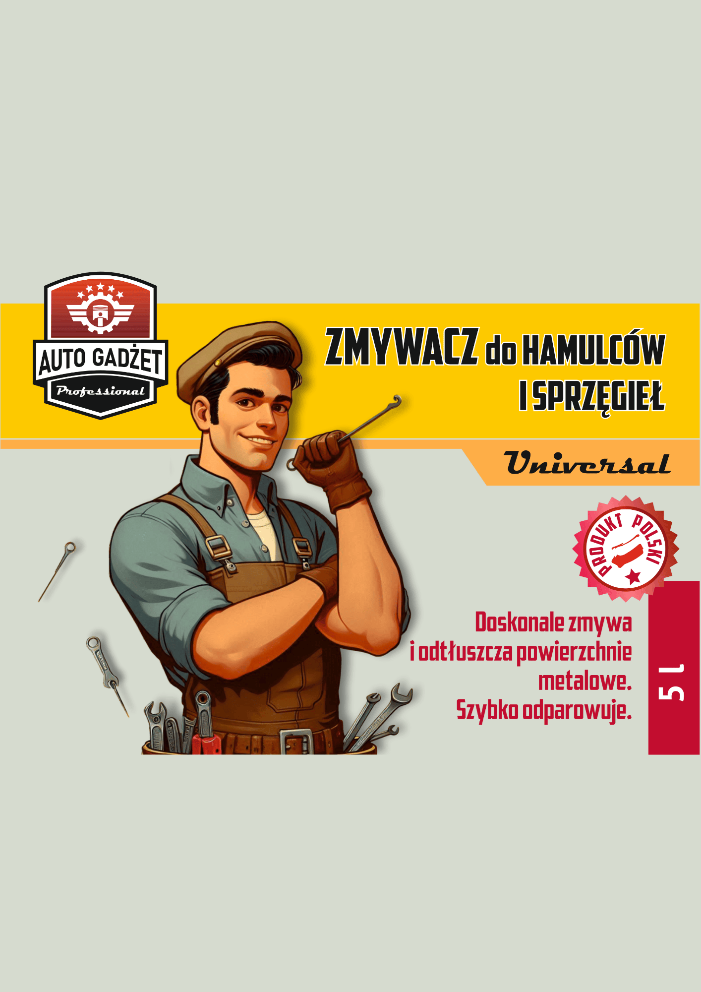 ZMYWACZ DO HAMULCÓW I SPRZĘGIEŁ 5 l 1